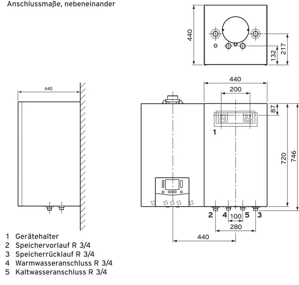 Vaillant-actoSTOR-VIH-QL-75-2-B-wandh--Warmwasserspeicher-Linksmontage-0010029869 gallery number 2